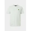 Lyle & Scott Majica pastelno modra/rumena/črna