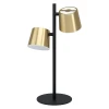 EGLO Stona lampa ALTAMIRA 2xGU10 crna/mesing 39986