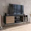 HANAH HOME TV polica Mistico (140) Walnut Black