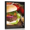 Plakat ameriški hamburger - 30x45 no frame