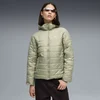 Womens Puma Essentials Hooded Padded Jacket, Green, Size S, Clothing