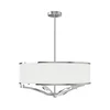 Open Design OR84801 - Luster na štapu GERDO 4xE27/12W/230V sjajni hrom/bela