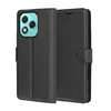 Techsuit Leather Folio preklopna maska za Honor 400 Lite – crna