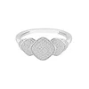 Diamant Exquis Prstan Ring aus 375 Weißgold mit Diamant srebrna