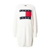Tommy Jeans Pletena obleka marine / rdeča / bela