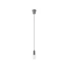 Sollux SL.0575 - Luster na sajli DIEGO 1xE27/60W/230V siv