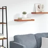 Polica na zidu Zidne Crvena 50 x 23 x 4 cm Konstruirano drvo