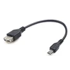 Gembird Kabel USB AF/mikro BM, OTG, 15 cm, za tablične računalnike in pametne telefone