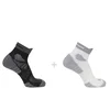 Nogavice Salomon AERO ANKLE, 2 kos, belo/črne (EU 42-44)