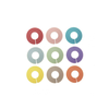 Marker za vino RAINBOW, set 9 kosov, LAtelier du Vin