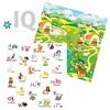 IQ podloga Azbuka + Vesela farma 150x200x1 cm
