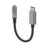 Adapter LDNIO LSY80c za slusalice Type-C na 3,5 mm sivi