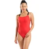 Arena elastic solid swimsuit red l - uk36