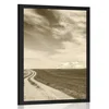 Plakat slikovita pokrajina v sepia varianti - 60x90 no frame