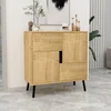 Hanah Home Multifunkcionalna komoda, Krem