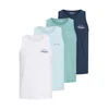 JACK & JONES Majica JJBRANDON mornarska/svetlo modra/meta/bela