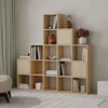 Hanah Home Polica za knjige Paleo, 150.8x150.8x28 cm, Boje hrasta