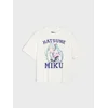 Sinsay - Pamučna oversize majica s printom Hatsune Miku - krem