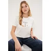 Trendyol Milla Ženska majica TWOSS25TS00047, Bela