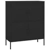 Vidaxl omara za shranjevanje črna 80x35x101,5 cm jeklo