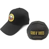 Guns N Roses Unisex Baseball Cap Circle Logo Black