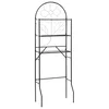 Toaletni stalak crni 60 x 33 x 174 cm