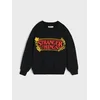 Sinsay - Dukserica crewneck Stranger Things - crno