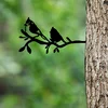 Aberto Design Dekorativna figura Bird On The Branch 07, 45x23 cm, 1.5 mm