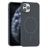 Rigid Silicone MagSafe maska za iPhone 11 Pro - crna