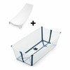 Stokke flexi bath set (sklopiva kadica) x-large - transparent blue ( 639602 )