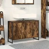 Kupaonski ormar Dimni hrast 90 x 30 x 60 cm Konstruirano drvo