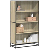 Polica za knjige sonoma hrast 80,5x35x139 cm izrađeno drvo