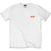 AC/DC Unisex majica Logo White (Back Print/Retail Pack) S