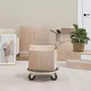 Transportna kolica 2 kom pravokutna O 38 x 11,5 cm 250 kg