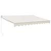 Tenda na uvlačenje krem 3 x 2,5 m od tkanine i aluminija