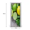 tulup.si Samolepilni tapete na vratih Lime in limone 75x205 cm