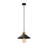 Lustera na vrvici MANAVGAT 1xE27/40W/230V črna/rjava