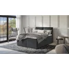 Boxspring postelja Jake - 140x200 cm - tkanine Enjoy