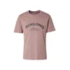 Jack & Jones Premium Majica JPRBLATOMMY mauve / črna