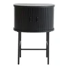 Črna nočna omarica Nola – Unique Furniture