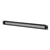 LogiLink 19 Blank Panel 1U, perforirani, crna