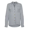 VERO MODA Bluza VMBUMPY mornarska / bela
