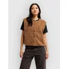 Quiksilver Cropped Vest rawhide