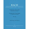 BACH J.S.:CONCERTO NO.IV IN A-DUR NWV 1055 PIANO REDUCTION