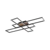 Globo 67208-40 - LED plafonsko svetlo DAKARI LED/40W/230V 3000K 60x80 cm crna