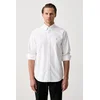 Tommy Hilfiger Srajca Solid Heritage MW0MW35774 Bela Regular Fit