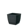 Prosperplast Saksija Ratolla Square K220, Antracit
