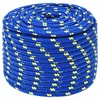 vidaXL Večnamenska uporabna vrv 12 mm 100 m Modra PP