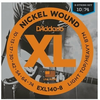 DAddario EXL140-8 Nickel Wound 8-String Light Top/Heavy Bottom 10-74