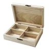 Lesena škatlica s 4 predelki Pentart 14 x 10 x 3,5 cm - poln pokrov